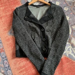 Club Monaco double breasted sweater coat